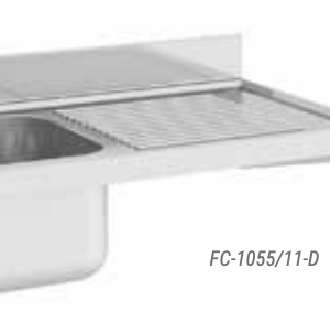 FREGADERO 1 C.340x340x200 -1 ESC.D. DIM:1000x550